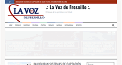 Desktop Screenshot of lavozdefresnillo.com